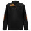 (M, Black) Men's Corduroy Button Up Shirt with Lapel Collar Long Sleeve Pullover Sweater 2