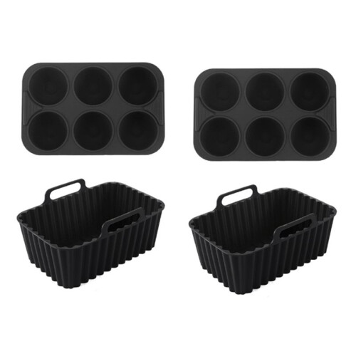 Silicone Baking Tray Set Baking Tool Rectangular Multi-Purpose Cake Jelly Pudding Silicone Tray Mold B