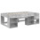 VidaXL vidaXL Kids'Bed Frame with Storage Concrete Grey 90 x 190 cm 4