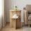 VidaXL vidaXL Side Table Artisan Oak Ø 39.5 x 55 cm Engineered Wood 3