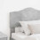 VidaXL vidaXL Headboard Concrete Grey Engineered wood 2