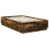 VidaXL vidaXL Bed Frame Smoked Oak 120 x 200 cm Engineered Wood 5