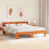 VidaXL vidaXL Bed Frame with Headboard Wax Brown 180 x 200 cm Solid Pine Wood 3