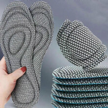 (37-38) 1pair Unisex Sport Shoe Insoles, Massage, Breathable, Sweat-Absorbent, Comfortable Shoe Accessories For Running