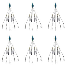 6X Alabama Umbrella Rigs for Bass Stripers Fishing, Freshwater Fishing Swimbait Lures Rig Kit,