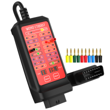 WOYO 12 V/24 V Tragbarer CAN-Tester mit 16-poliger Breakout-Box zur Erkennung von CAN-Bus-Schaltungen und für Fahrzeuge