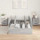 VidaXL vidaXL Storage Bed Frame Grey Sonoma 120 x 200 cm Engineered Wood 3