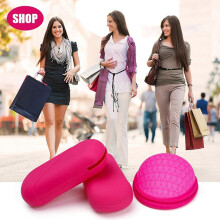 (L, Purple) Menstrual Disc Reusable Period Cups For Women Designed With Medical Grade Flexible Silicone