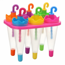 Stampo per ghiaccioli a forma di ombrello, per famiglie, colori assortiti, 1 set