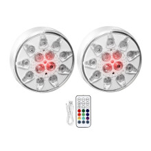 Rechargeable Submersible LED Pool Lights with Remote,Waterproof Floating Pond Light,Underwater Lights