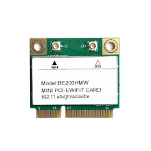 WiFi 7 PCI-E WiFi Card BE200HMW 8774Mbps 2.4G/5G/6Ghz 5.4 802.11BE Network Adapter for Laptop No Antenna