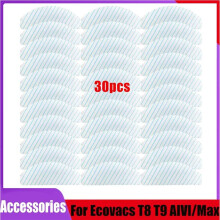 30Pcs Disposable Strong Rag Mop Cloths Pads for Deebot OZMO T8 AIVI T8 Max T9 AIVI AIVI+ Vacuum Cleaner Parts
