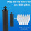 Black Replacement Water Filter,Replacement Compatible with Gravity Countertop Purification Elements 4