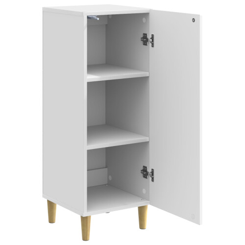 VidaXL vidaXL Sideboard High Gloss White 33 x 34.5 x 90 cm Engineered Wood 2