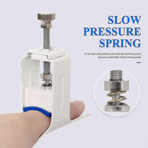 (Arc with spring) Finger Splints Finger Straightener Splint Brace Corrector Support 2