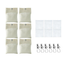 6 Pack Outdoor Curtain Weighted Blocks, Outdoor Curtain Sandbag Weighted Bags, for Outdoor Curtains Tent Tablecloths