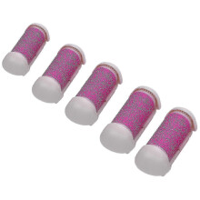 (Pink) 5pcs Foot File Refills Easy To Replace Ergonomic Coarse Replacements Callus Remover Refills