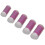 (Pink) 5pcs Foot File Refills Easy To Replace Ergonomic Coarse Replacements Callus Remover Refills 1