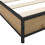 VidaXL vidaXL Bed Frame Artisan Oak 80 x 200 cm Engineered Wood 2