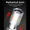 Led Rechargeable Aluminum Alloy Flashlight Outdoor Multi-Function Retractable Flashlight Convenient Flashlight Lighting 4