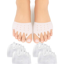 (Clear) 2026 New Hyggear Silicone Toe Separators, Hygear Toe Separators for Overlapping Toes Foot Corrector, Soft and Breathable Toe Separators