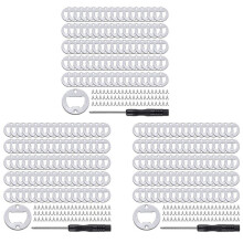 240Set DIY Bottle Opener Insert Kits,Beer Bottle Opener Hardware Parts Accessories for Resin Mold Bottle Opener