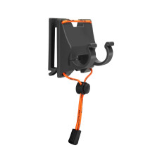 Sac de taille de pêche durable avec fente à détachement-Noir