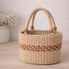 Strong Knotted Style Transport All Container For Beach Visits-4
