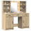 VidaXL vidaXL Dressing Table Set with Drawer 3 pcs Sonoma Oak Engineered Wood 2