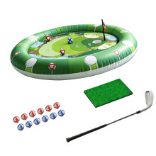 Adjustable Height Golf Pool Toy With Plush Cover And 12 Gripping
