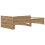 VidaXL vidaXL Bed Frame with Headboard Artisan Oak 80 x 200 cm 3