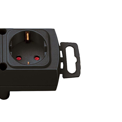 Grendosa 4-Way 2 m Black - 4 x Grounded Plug TYPE F