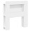 VidaXL vidaXL Headboard Cabinet with Storage White Engineered Wood 2
