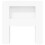 VidaXL vidaXL Headboard Cabinet with Storage White Engineered Wood 4