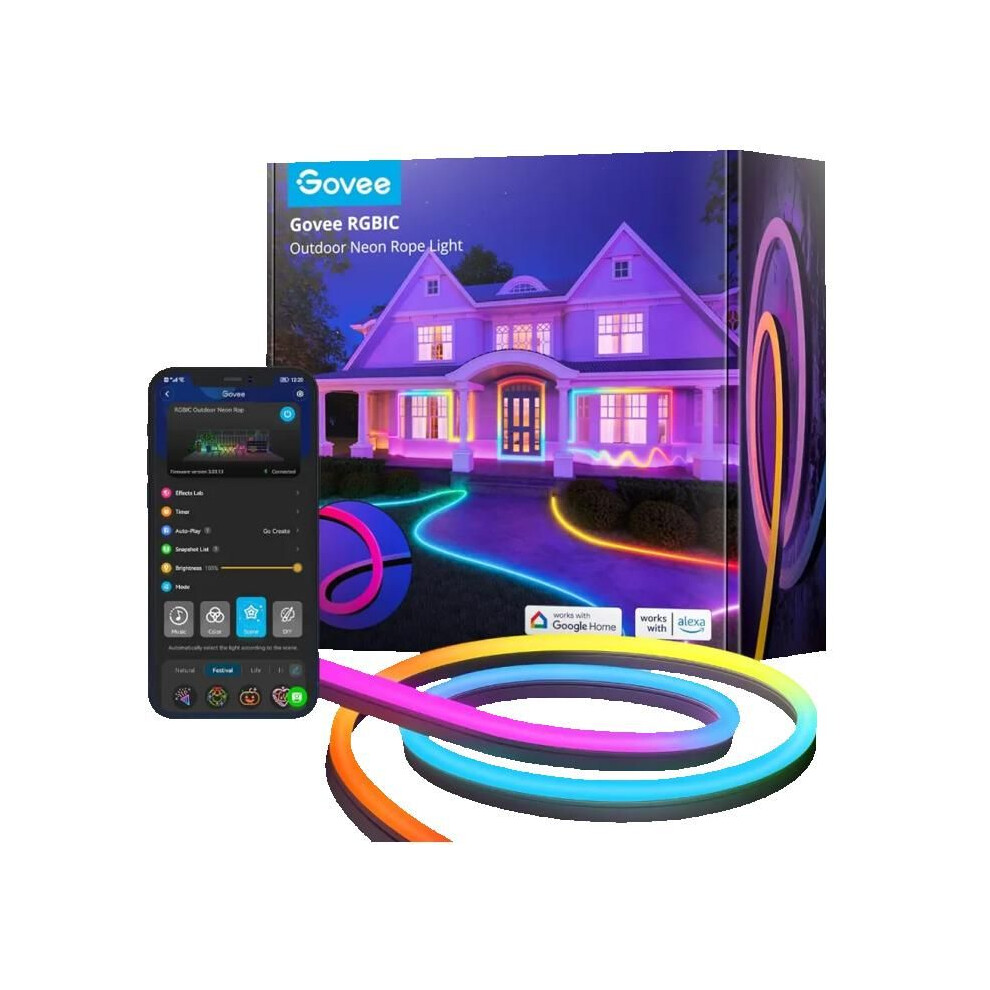 Govee Rgbic Multicolor Neonband 10 Meter Außenbereich - Bild 5