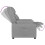 VidaXL vidaXL Recliner Chair Light Grey Fabric 2
