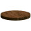 VidaXL vidaXL Table Top Dark Brown Ø 50 x 4 cm Solid Oak Wood 4