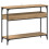 VidaXL vidaXL Console Table Artisan oak 100 x 29 x 75 cm Engineered wood 4