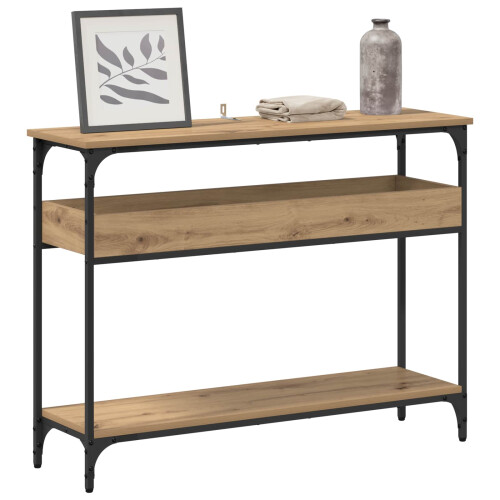 VidaXL vidaXL Console Table Artisan oak 100 x 29 x 75 cm Engineered wood 1