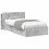 VidaXL vidaXL Bed Frame with Storage with Headboard Concrete Grey 80 x 200 cm 4