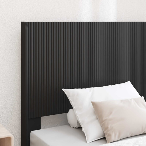 VidaXL vidaXL Bed Frame with Storage and Headboard Black 90 x 190 cm 2