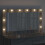 VidaXL vidaXL Vanity Mirror Rectangular Grey Sonoma 100 x 55 x 18 cm 3