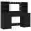 VidaXL vidaXL Dressing Table Set with Drawer 3 pcs Black Oak Engineered Wood 2