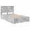 VidaXL vidaXL Bed Frame Concrete Grey 120 x 190 cm Engineered Wood 2