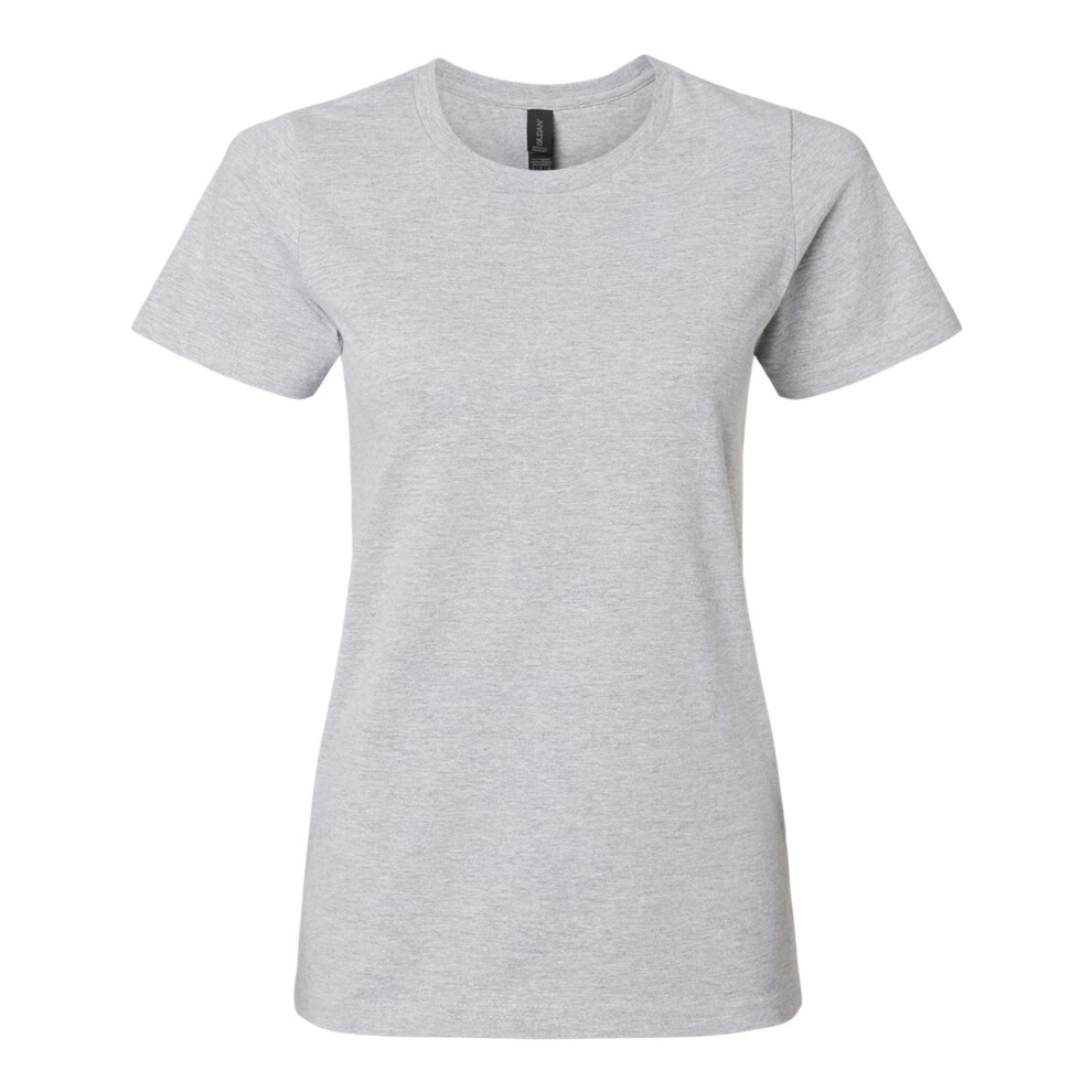 Gildan (3Xl, Sport Grey) Womens/Ladies Softstyle Plain Midweight T-Shirt
