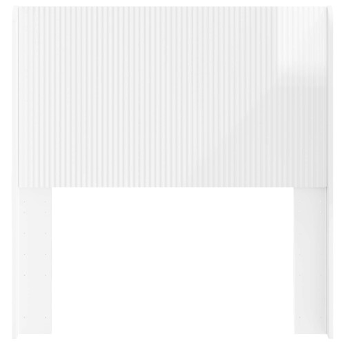 VidaXL vidaXL Headboard High Gloss White Engineered Wood 2