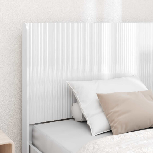 VidaXL vidaXL Headboard High Gloss White Engineered Wood 1