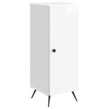 vidaXL Sideboard High Gloss White 33 x 34.5 x 90 cm Engineered Wood