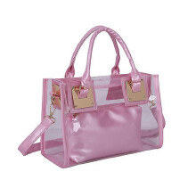 Women Transparent Shoulder Crossbody Bag, 2 in 1 Designer Fashion Handbag Purse