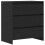 VidaXL vidaXL Sideboard 2 pcs Black 70 x 41 x 75 cm Engineered Wood 3
